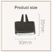 Volkswagen Sagitar 06-11 A/C Air Outlet Paddle, Left Driving - 3