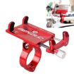 Red Aluminum Alloy Motorcycle Handlebar Phone Bracket - 1