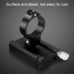 Red Aluminum Alloy Motorcycle Handlebar Phone Bracket - 3
