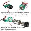 European Standard 12V 10A Car Cigarette Lighter Assembly (Green) - 4