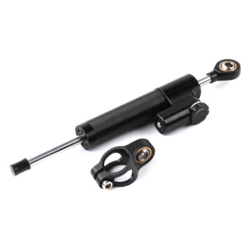 Universal Motorcycle Handlebar Steering Stabilizer (Black) - 1