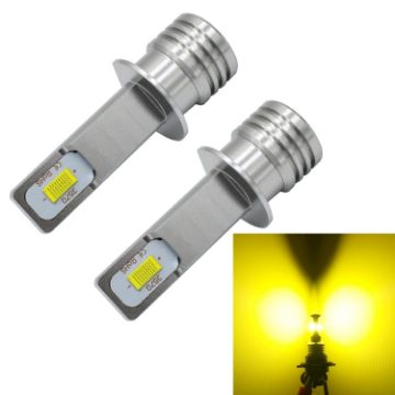 H1 72W LED Car Fog Lights, 1000LM 6000-6500K Yellow (2 PCS) - 1