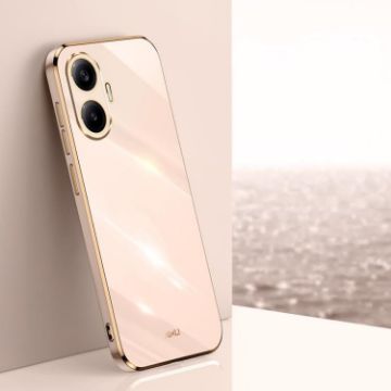 Redmi Turbo 4 Pro XINLI Pink 6D Electroplate TPU Phone Case - 1