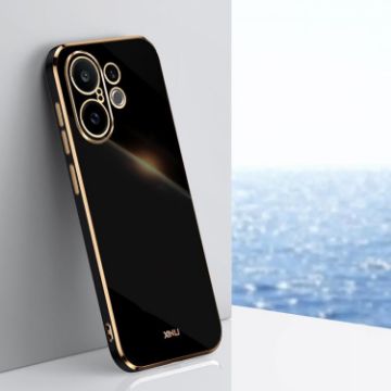 Vivo S30 Pro mini 5G Black TPU 6D Electroplate Phone Case - 1