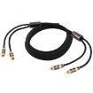 EMK 2x RCA Male Gold Plated Audio Cable 3m for TV/Amplifier/DVD - 3
