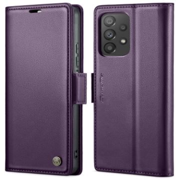 Samsung Galaxy A72 CaseMe 023 Butterfly Litchi Leather Case Purple - 1