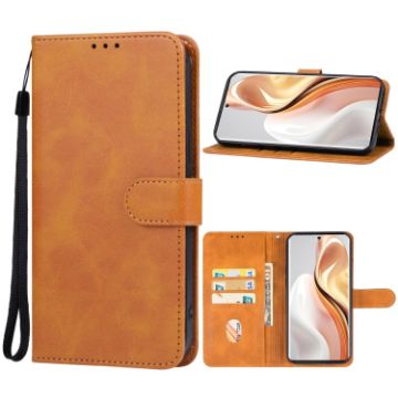 Ulefone Note 17 Pro Brown Leather Phone Case - 1