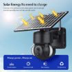 SHIWOJIA 4G Solar Dome IP Camera, 3MP, IP66, EU Version, Black - 5