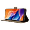 TCL 605/60 SE Brown Diamond Texture Leather Phone Case - 5