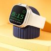 Apple Watch Black Silicone Charging Stand with Wave Pattern - 3