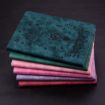 Galaxy Tab 9+ Case: Purple Butterfly Rose Embossed Leather Cover - 6