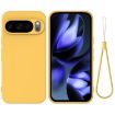 Pixel 10 Pro XL Yellow Silicone Shockproof Case for Google - 1