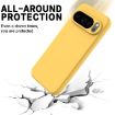 Pixel 10 Pro XL Yellow Silicone Shockproof Case for Google - 5