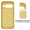 Pixel 10 Pro XL Yellow Silicone Shockproof Case for Google - 6