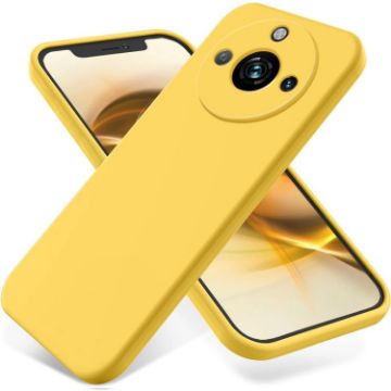 Realme 11 Pro/Pro+ Yellow Silicone Dropproof Full Coverage Case - 1
