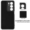 Realme C75 Liquid Silicone Dropproof Full Coverage Case (Black) - 6