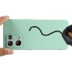 OPPO Reno8 4G Green Liquid Silicone Dropproof Phone Case - 4