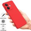 OPPO A3x Red Liquid Silicone Dropproof Full Coverage Case - 2