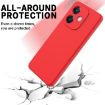 OPPO A3x Red Liquid Silicone Dropproof Full Coverage Case - 5