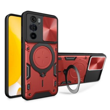 Motorola Edge 30 Pro Red Camshield Magnetic Holder Case - 1