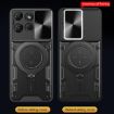 Moto G Power 2025 Silver Camshield Magnetic Holder Case - 6