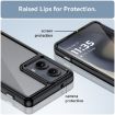 Motorola Edge 2024 Acrylic Hybrid TPU Case (Black) Colorful Series - 6