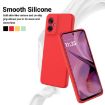 Moto G55 Red Dropproof Full Coverage Silicone Phone Case - 3