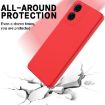Moto G04S/E14 4G Silicone Dropproof Full Coverage Case (Red) - 5
