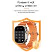WS-E9 Ultra 2.2" IP67 Waterproof Smart Watch with Heart Rate & NFC (Blue) - 6
