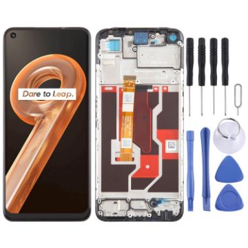 Realme 9i 4G OEM LCD Screen Digitizer Assembly with Frame - 1