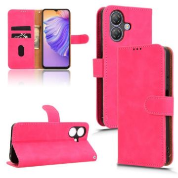 Ulefone Note 21 Rose Red Magnetic Flip Leather Phone Case - 1