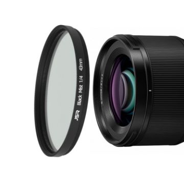 JSR Black Mist Camera Lens Filter, 43mm Size (1/4 Filter) - 1