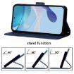 Tecno Camon 40 Premier Blue 3D Flip Leather Crossbody Case - 5