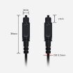 3m EMK OD2.2mm Digital Audio Optical Fiber Cable (Silver Grey) - 3