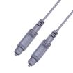 8m EMK OD2.2mm Silver Grey Digital Audio Optical Fiber Cable - 1