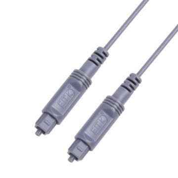 30m EMK Silver Grey Digital Optical Audio Fiber Cable 2.2mm - 1