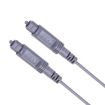 30m EMK Silver Grey Digital Optical Audio Fiber Cable 2.2mm - 2