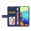 OPPO A5 5G Y-Pattern Blue Flip Leather Case - 4