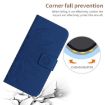 OPPO A5x 4G/5G Leather Case, Sun Flower Embossed, Dark Blue - 5