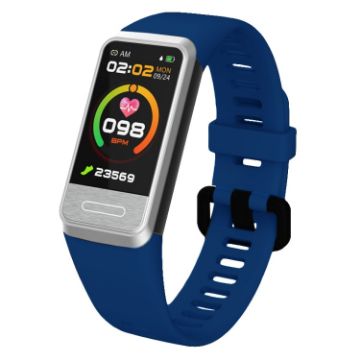 SPOVAN H03 Smart Bracelet, Blood Glucose & Sleep Monitor, Blue - 1