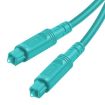 1.5m EMK Square Port Optical Fiber Cable Sky Blue - 1