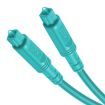Sky Blue 30m EMK OD4.0mm Square Port Digital Audio Fiber Cable - 2