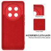 For Honor Magic7 Lite Red Liquid Silicone Dropproof Phone Case - 6