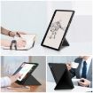 Samsung Galaxy Tab S9+ Black Cloth Texture Leather Case - 4