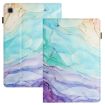 Samsung Galaxy Tab S6 Lite Leather Case (Oil Painting Texture) - 1