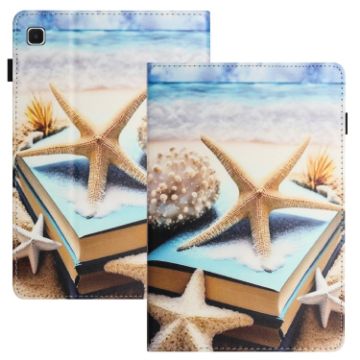 Samsung Galaxy Tab S5e Litchi Texture Leather Case (Starfish) - 1