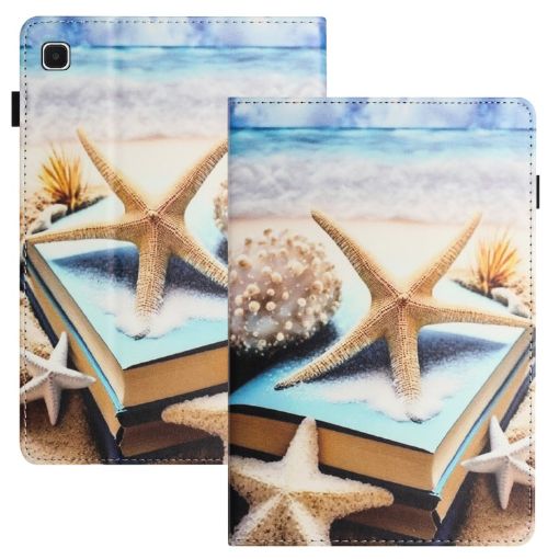 Samsung Galaxy Tab S5e Litchi Texture Leather Case (Starfish) - 1