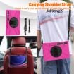 Samsung Galaxy Tab S9+/S8+ Rugged Rotatable Kickstand Case (Rose Red) - 4