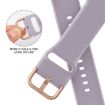 Apple Watch SE 2022 40mm Baby Purple Silicone Band - 3