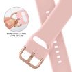 Apple Watch Series 3 38mm Pink Silicone Pin Buckle Band - 3